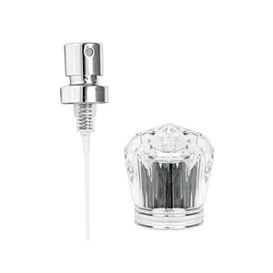 Wholesale Empty 50ml Crystal glass mist sprayer perfume bottle
