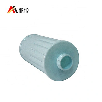 Custom blue 750ml empty cylinder pet plastic shampoo bottle