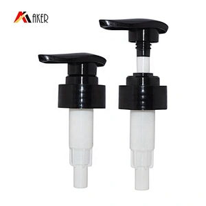 Black color plastic 32/410 lotion dispenser pump with special design
