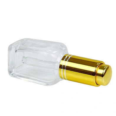 custom shape 20ml glass personal care packaging essential oil dropper glass bottles