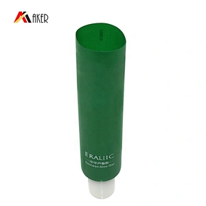 Empty LDPE plastic 15ml eye cream cosmetic plastic tube packaging with screw cap