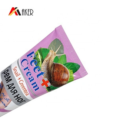 Factory price round empty cosmetic aluminum hand cream tube packaging wholesale with screw lid