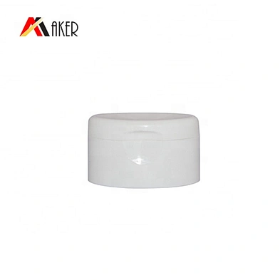 Custom Wholesale 18mm White Oval Plastic Flip Top Cap for Cosmetic Shampoo Bottle