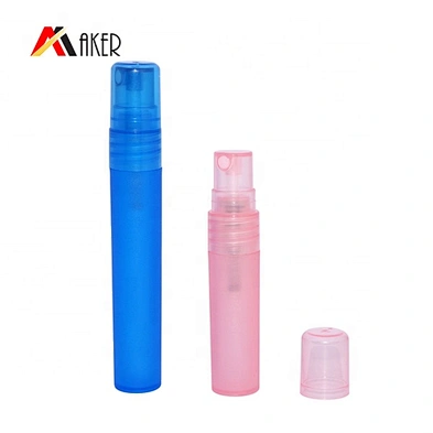 Factory supply 5ml 10ml 15ml PP plastic pen perfume spray bottle with mist sprayer and cover
