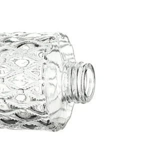 155ml Clear with Caps and Box Round Scent Luxury Room Fragrance Big Crystal Empty Fancy Wholesale Glass Aroma Diffuser Bottle