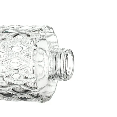 155ml Clear with Caps and Box Round Scent Luxury Room Fragrance Big Crystal Empty Fancy Wholesale Glass Aroma Diffuser Bottle