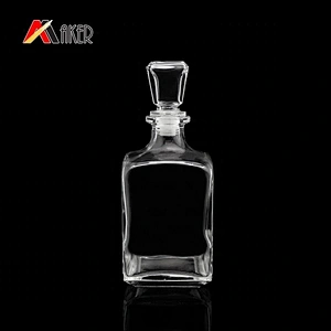 750ml wholesale glass wine Bottle unique glass liquor bottles