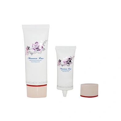 China manufacturer 200ml white oval plastic packaging tube empty cosmetic tube with cap