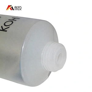 New wholesale price empty LDPE 60ml facial wash cosmetic plastic tube with flip cap