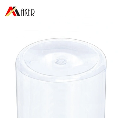 500ml empty round PET plastic clear hand wash sanitizer bottle shampoo lotion bottle