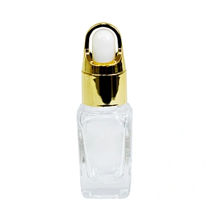 custom shape 10ml glass personal care packaging essential oil dropper glass bottles
