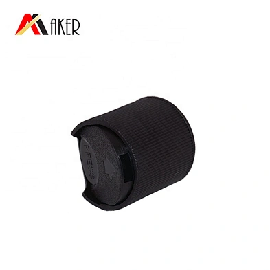 Wholesale price 24/410 round black PP plastic disc top cap for bottle