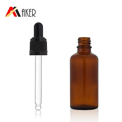 China supply 18mm plastic black tamper evident dropper cap safety cap with ribs for sale