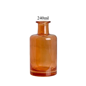 240ml high quality classical  glass perfume reed diffuser bottle