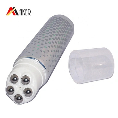 Custom 200ml Aluminum Round Cosmetic Roll Massage Tube for Eye Cream Facial Foam Hand Cream