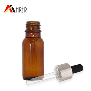 Factory directly sale 15ml glass amber essential oil bottle manufacturer