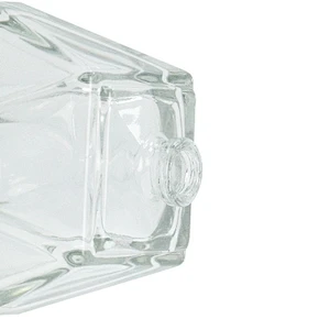 3oz transparent glass bottle perfume personal care packaging mist spray bottle