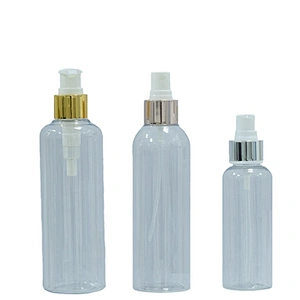 China factory custom plastic body lotion bottle with 24/410 mist spray / lotion pump