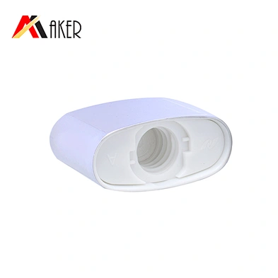 2020 New design wholesale price 100ml empty LDPE plastic oval cream tube with cap