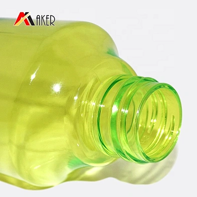 wholesale 250ml light green round PET plastic empty cosmetic spray bottle packaging with sprayer pump
