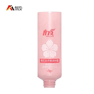 Hot sale LDPE round empty cosmetic BB cream CC cream packaging tube