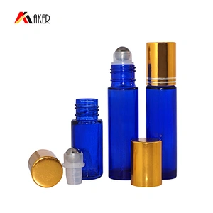 in stock 10ml glass mini roll on bottle personal care essential oil packaging roll ball bottle
