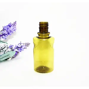 Custom Small Size 80ml Green PET Plastic Portable Travel Shampoo Bottle with Caps