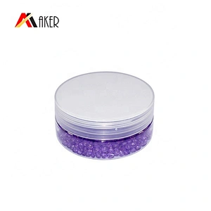 Custom Clear small 50g PET Plastic Empty Jars for Lotions and Creams