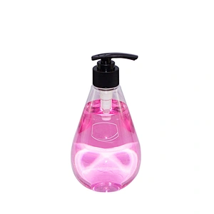 Wholesale 500ml empty clear plastic hand sanitizer bottles with black lotion pump
