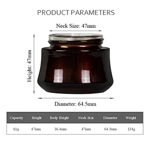 empty 50g 2oz black gradient gold face cosmetic packaging sets skin care hand cream glass jar