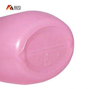 New design 150 ml 200ml HDPE plastic travel shampoo lotion bottle set with different color plastic flip top cap