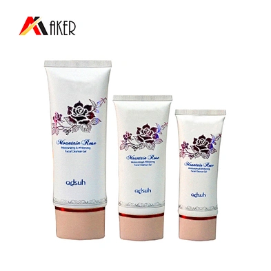 Hot selling products 40ml oval LDPE cream cosmetic tubes packaging with screw cap