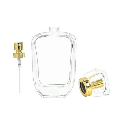 Luxury Custom Spray Pump 100ml Perfume Glass Bottle Glass Perfume Bottles