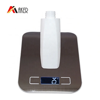 China factory supplier unique shape white pump 50ml small pet plastic shampoo bottle travel shampoo bottle