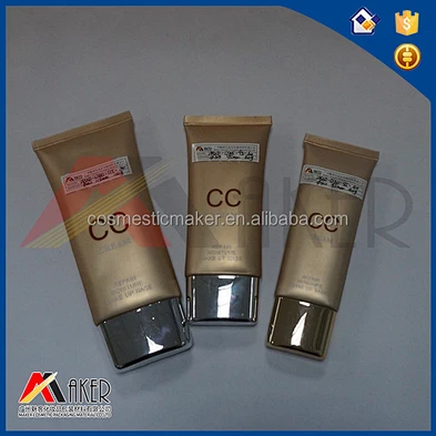 Laminated aluminum cosmetic tube CC cream aluminum tube electroplating lid