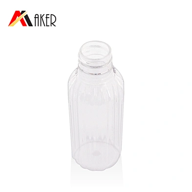 2oz 50ml plastic pet screw cap cosmetic skincare packaging body lotion facial toner bottle