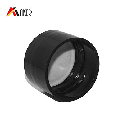 250ml empty pearlescent effect plastic cosmetic lotion bottle with black screw lid