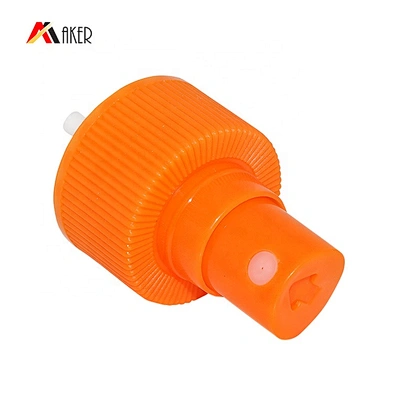New design plastic 28/410 orange fine mist sprayer pump dispenser for cosmetic bottle