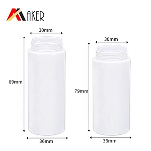 2019 Newest custom design empty PET white 50ml foam pump bottle with covered cap