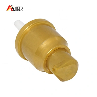 Factory price gold plastic 20/410 lotion cream pump dispenser with transparent cover