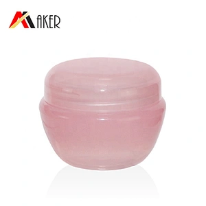 Custom 30ml Pink Oval Single Wall PP Plastic Lip Scrub Packaging with Screw Cap