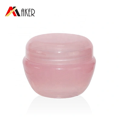 Custom 30ml Pink Oval Single Wall PP Plastic Lip Scrub Packaging with Screw Cap