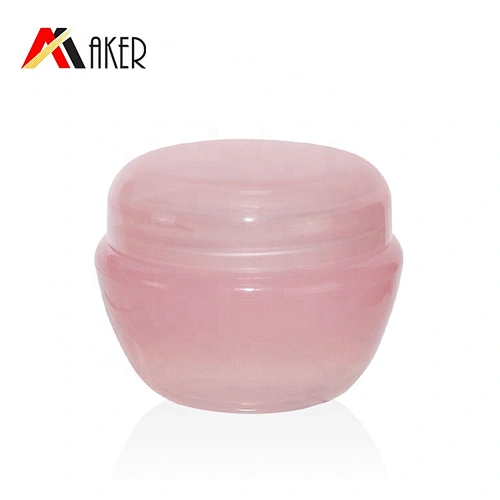 Custom 30ml Pink Oval Single Wall PP Plastic Lip Scrub Packaging with Screw Cap