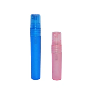 5ml and 8ml PP plastic pen shape perfume bottle with sprayer and lid