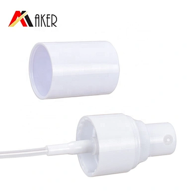 Factory in stock wholesale price round shape PET plastic cosmetic 150ml empty spray white bottle
