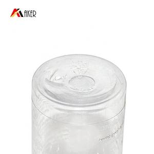 New design empty clear 20ml PET plastic cosmetic essential oil bottle with rosy plastic half ball shape screw cap