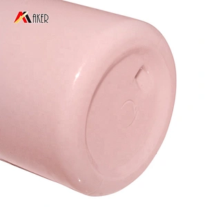 Empty cylinder 30ml cosmetic PET plastic lotion bottle with screw cap