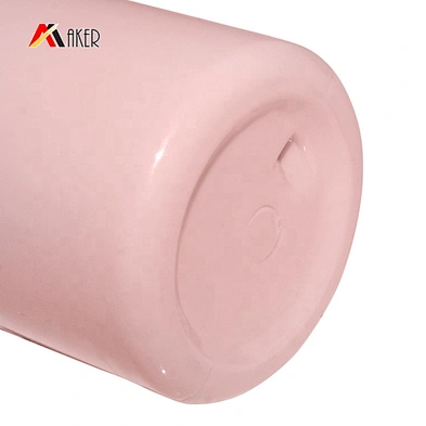 Empty cylinder 30ml cosmetic PET plastic lotion bottle with screw cap