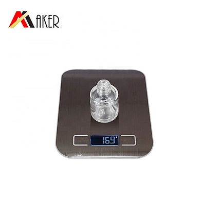 Hottest 8ml clear empty glass roll on perfume bottle with golden screw cap and plastic roller