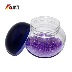 Factory supply wholesale price transparent empty PET plastic jar 300ml with screw lid